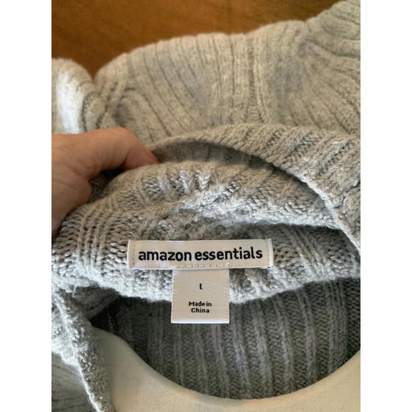 Cable Sweater Mock Neck - Picture 6 of 8